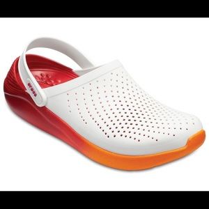 LiteRide Graphic White/Orange Unisex Clog